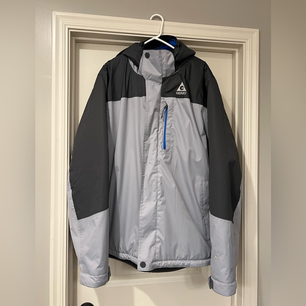 Gerry Weber Men's Black and Gray Coat